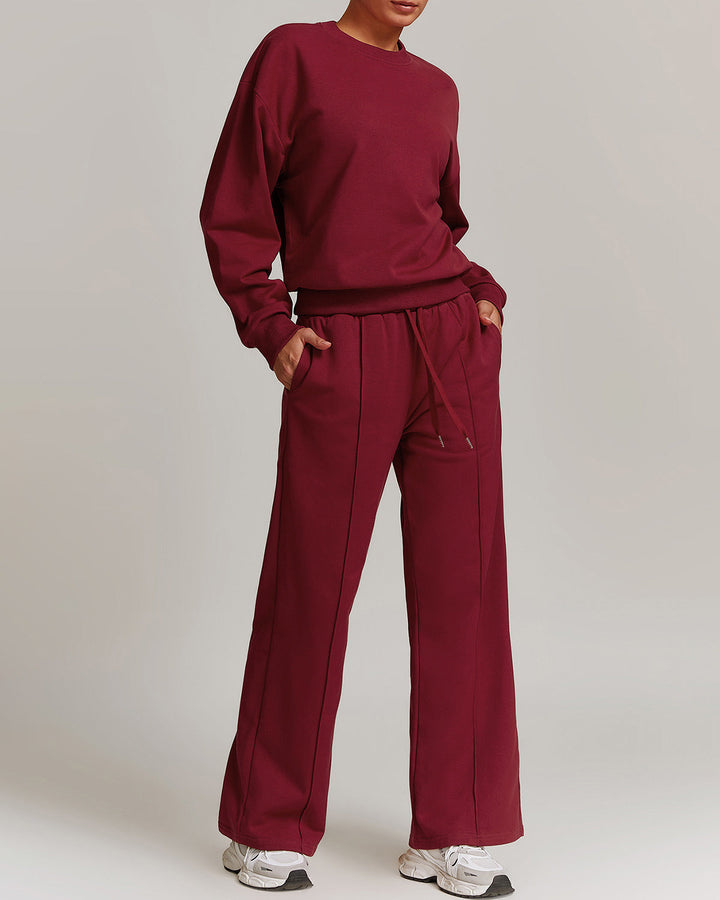 Harlow Sweatpants - Burgundy