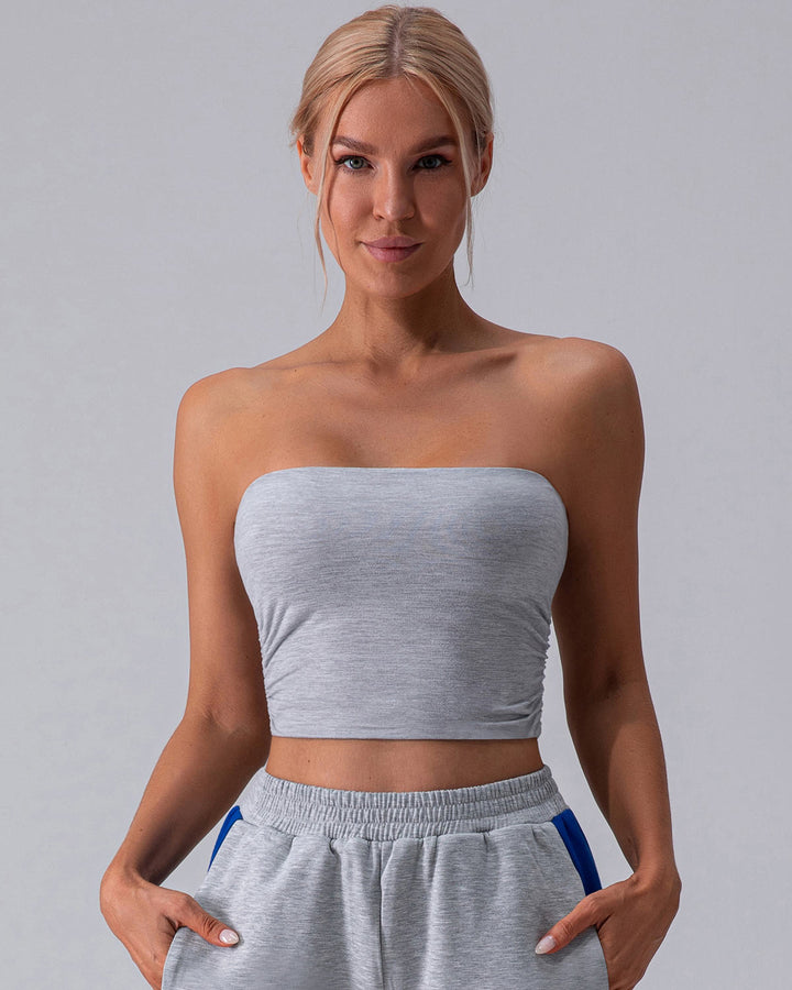 Isadora Crop Top - Grey