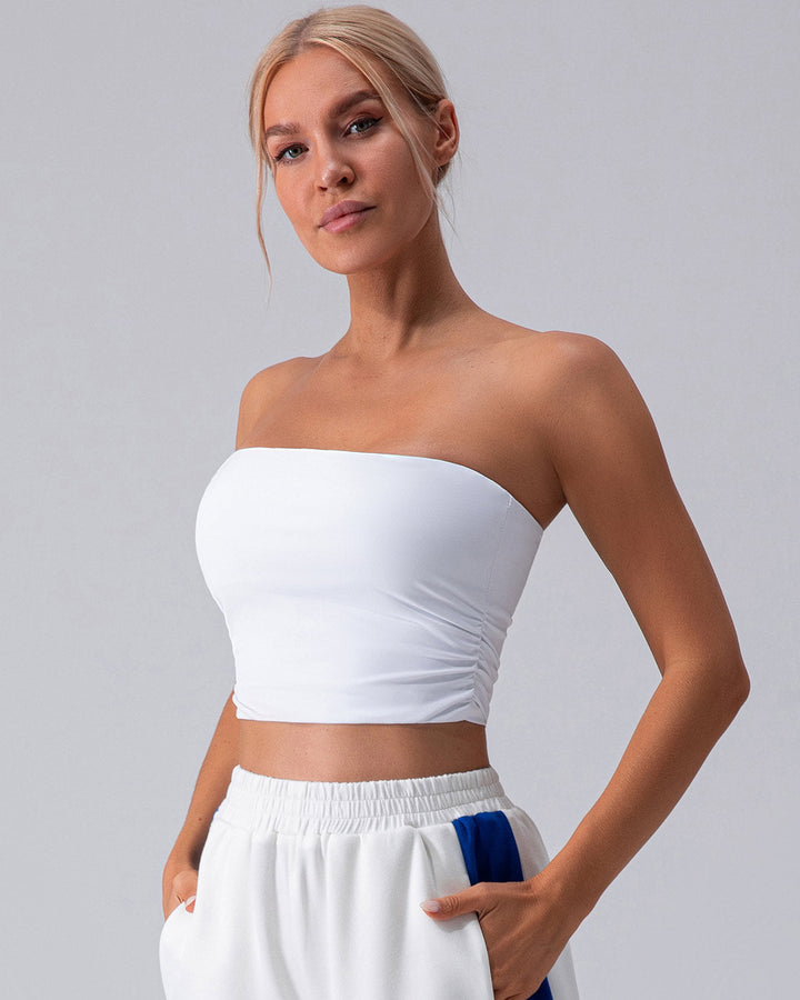 Isadora Crop Top - White