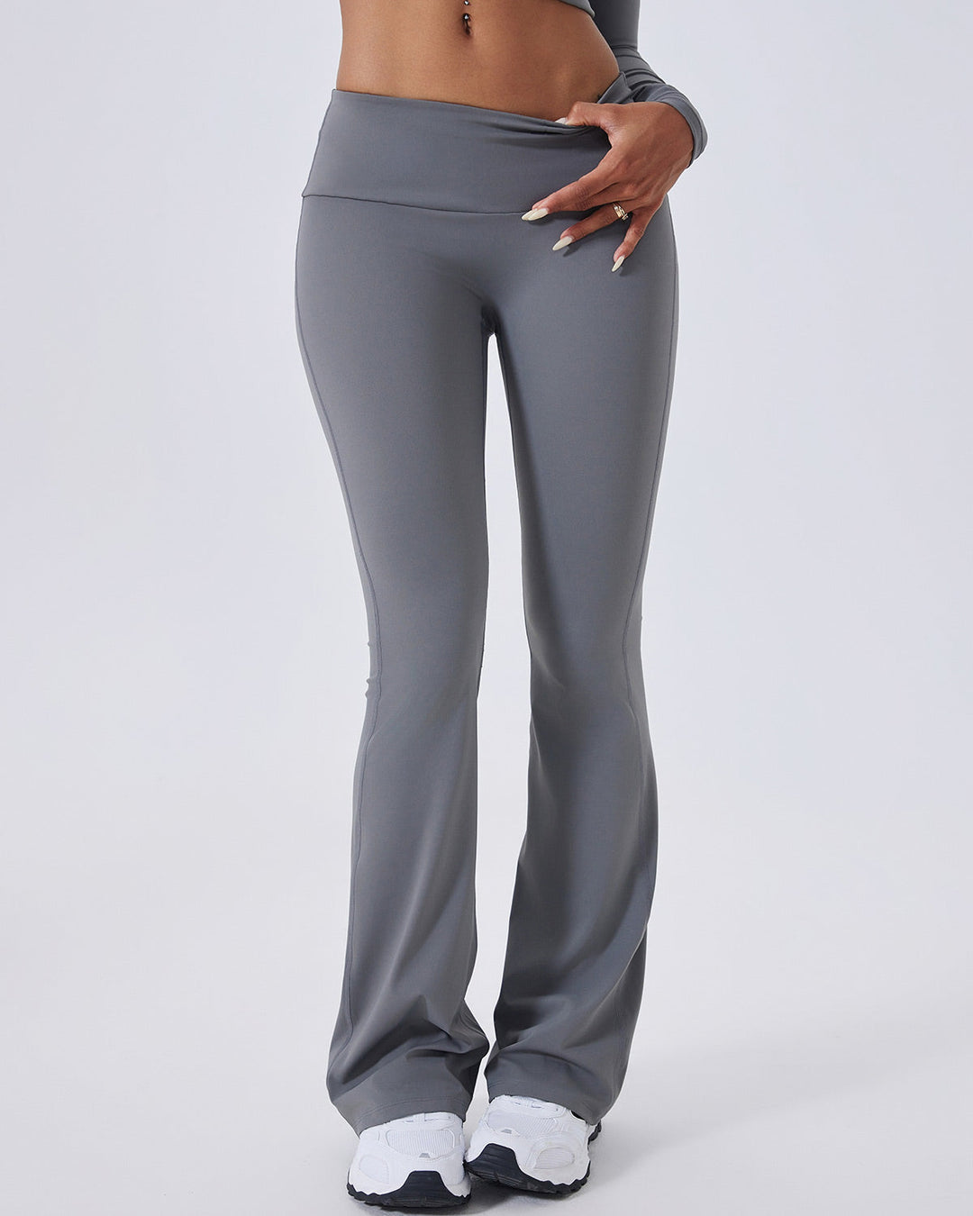 Ivy Flare Leggings - Grey