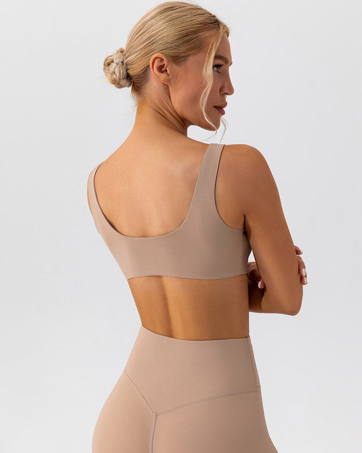 Jessa Sports Bra - Almond