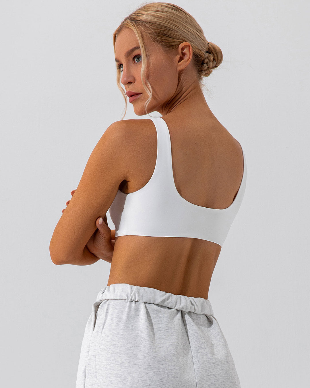 Jessa Sports Bra - White