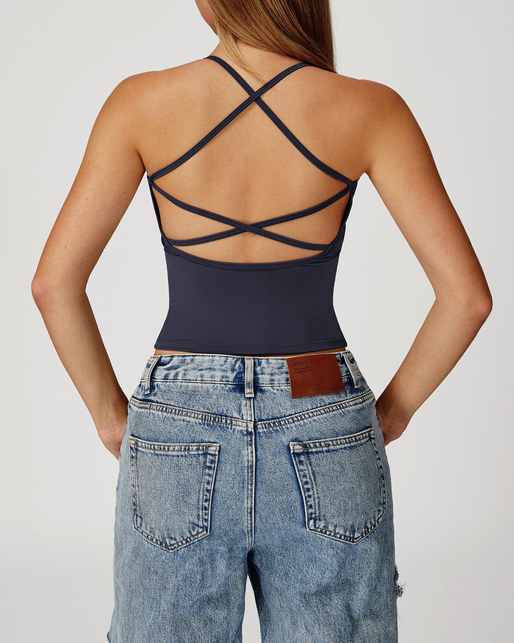 Mila Crop Top - Ink