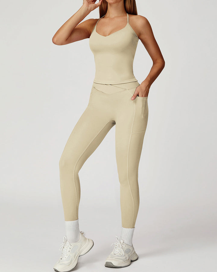 Mila Seamless Leggings - Beige