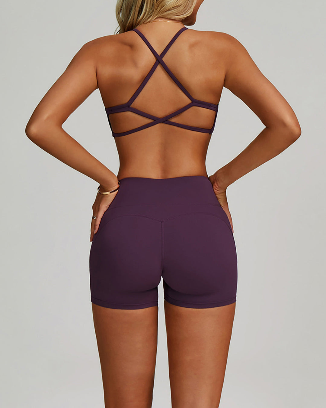 Mira Sports Bra - Purple