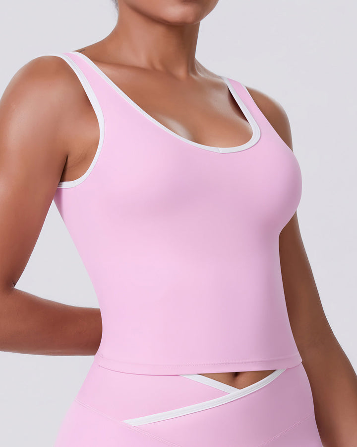 Niam Crop Top - Pink
