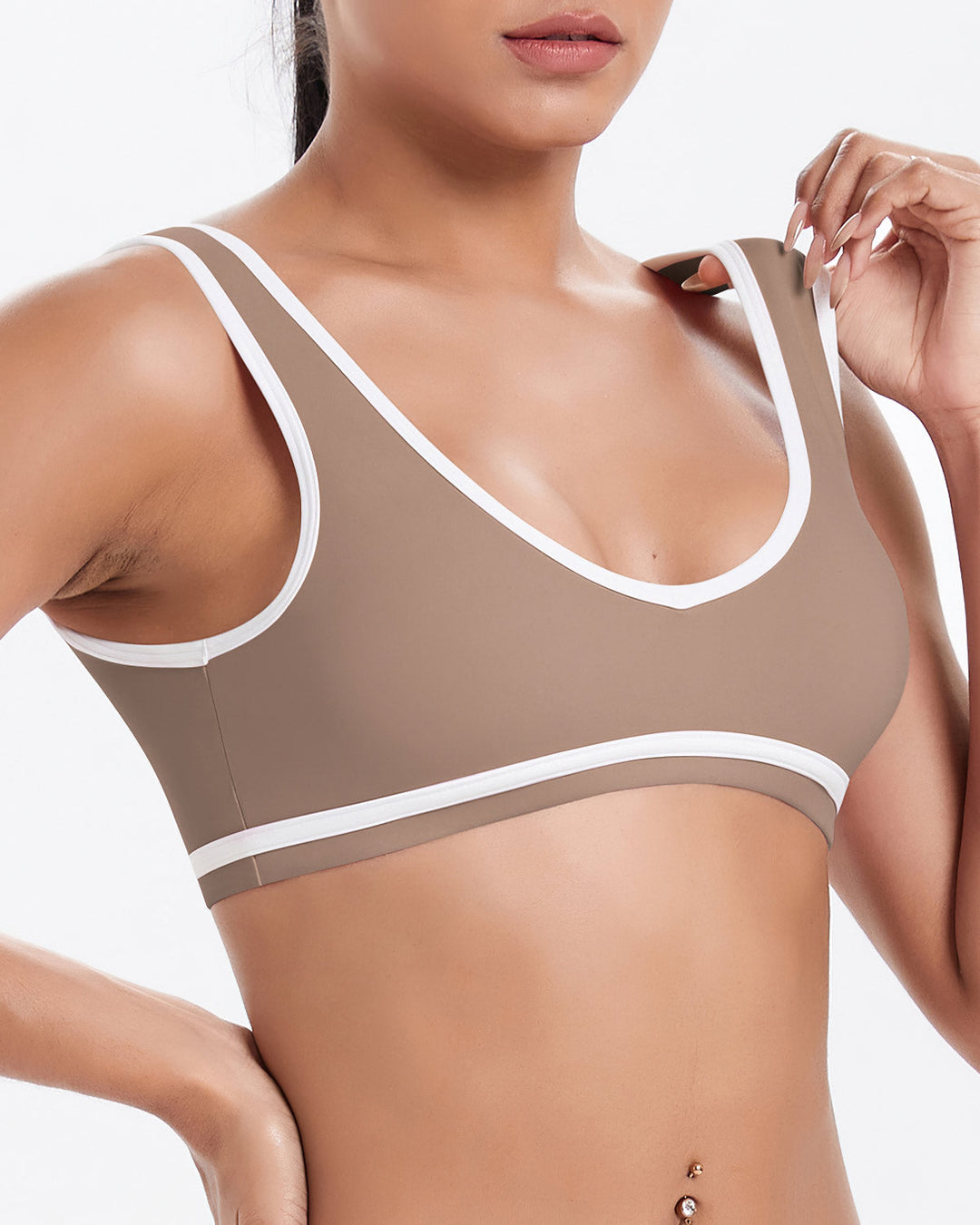 Niam Sports Bra - Cocoa