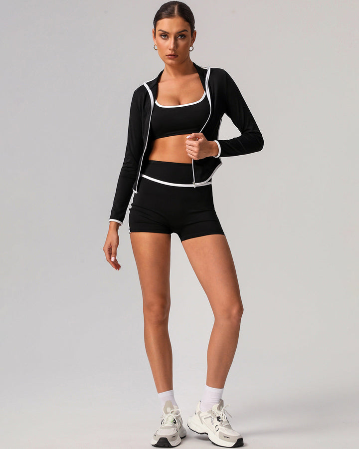 Raina Seamless Shorts - Black