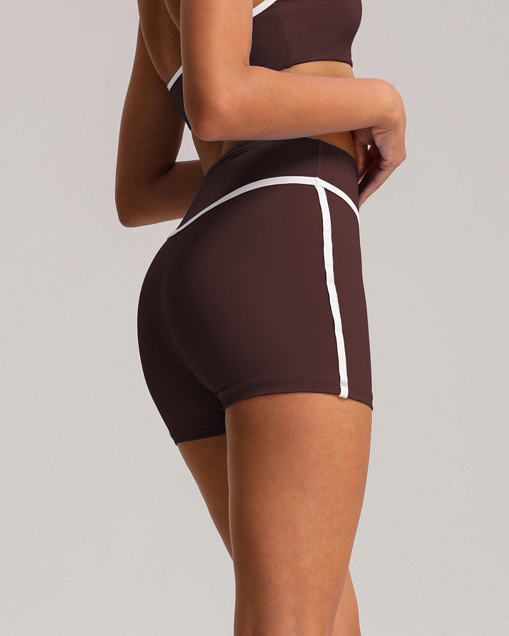 Raina Seamless Shorts - Brown