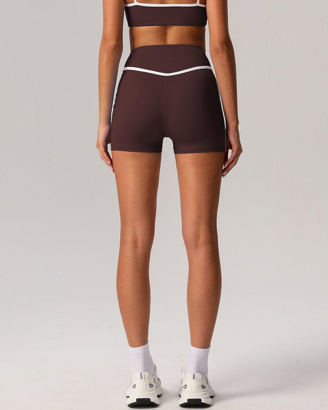 Raina Seamless Shorts - Brown
