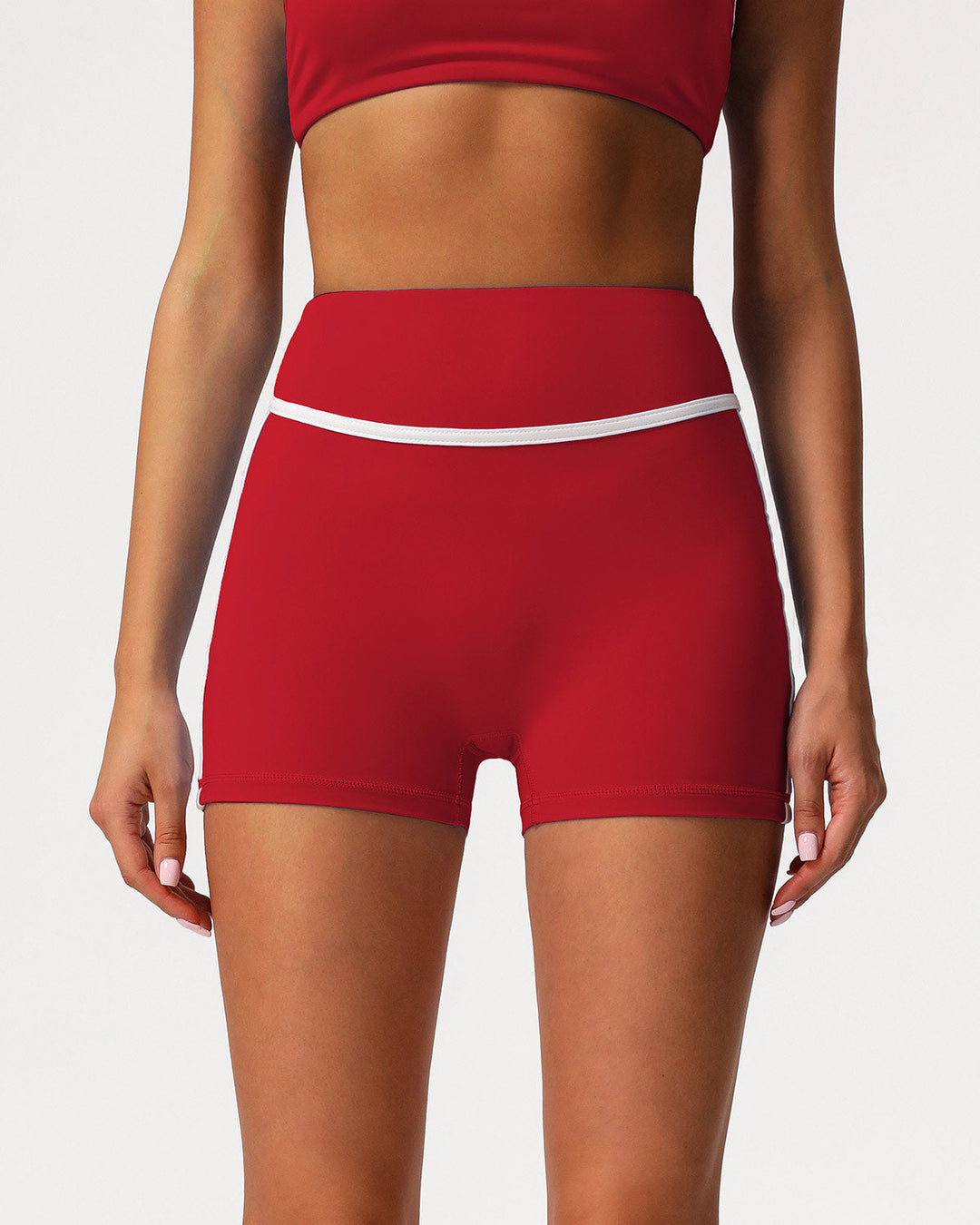 Raina Seamless Shorts - Red
