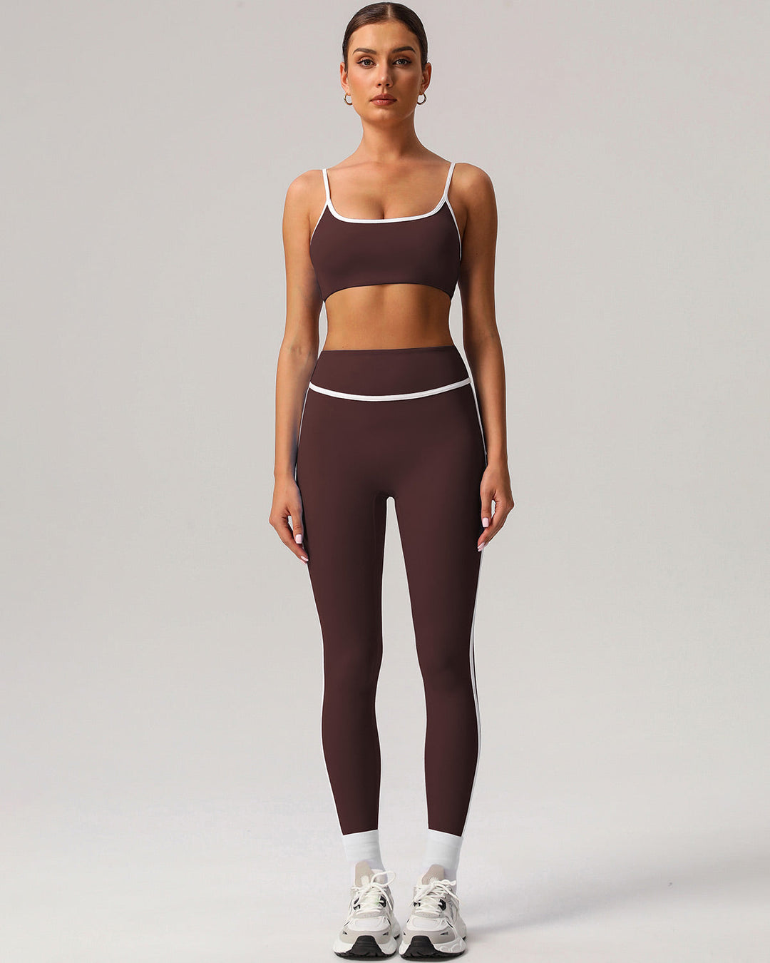 Raina Sports Bra - Brown