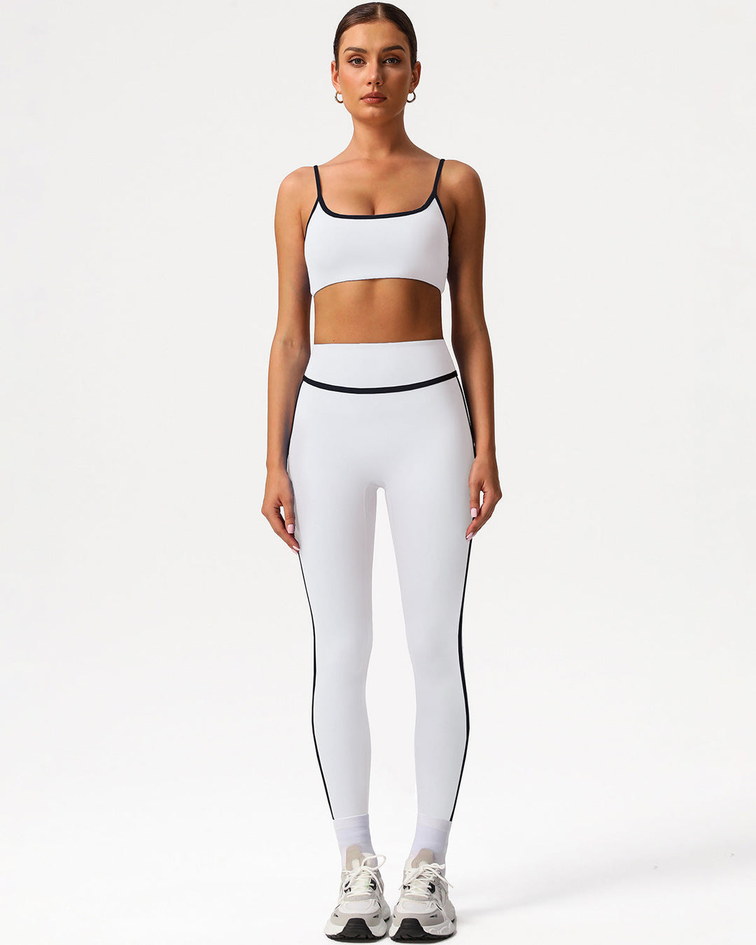 Raina Sports Bra - White