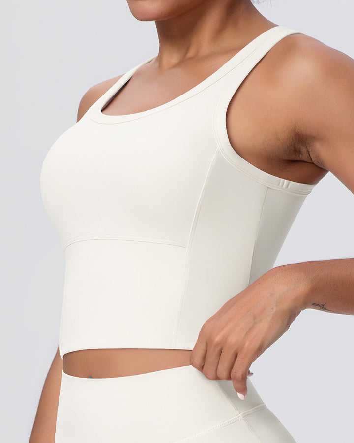 Rowan Crop Top - Cloud