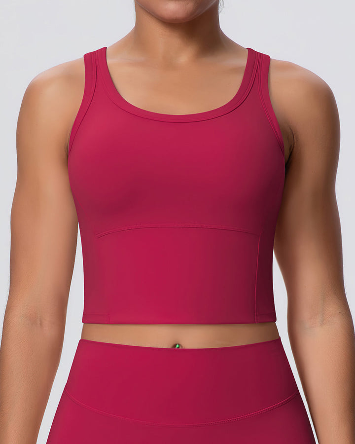 Rowan Crop Top - Red