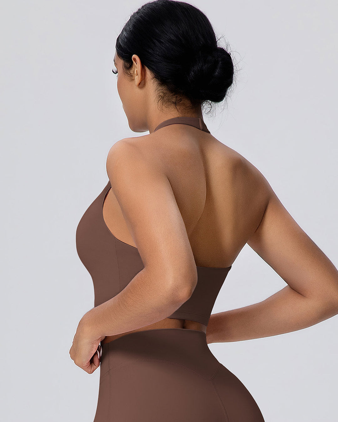 Rowan Fitness Top - Brown
