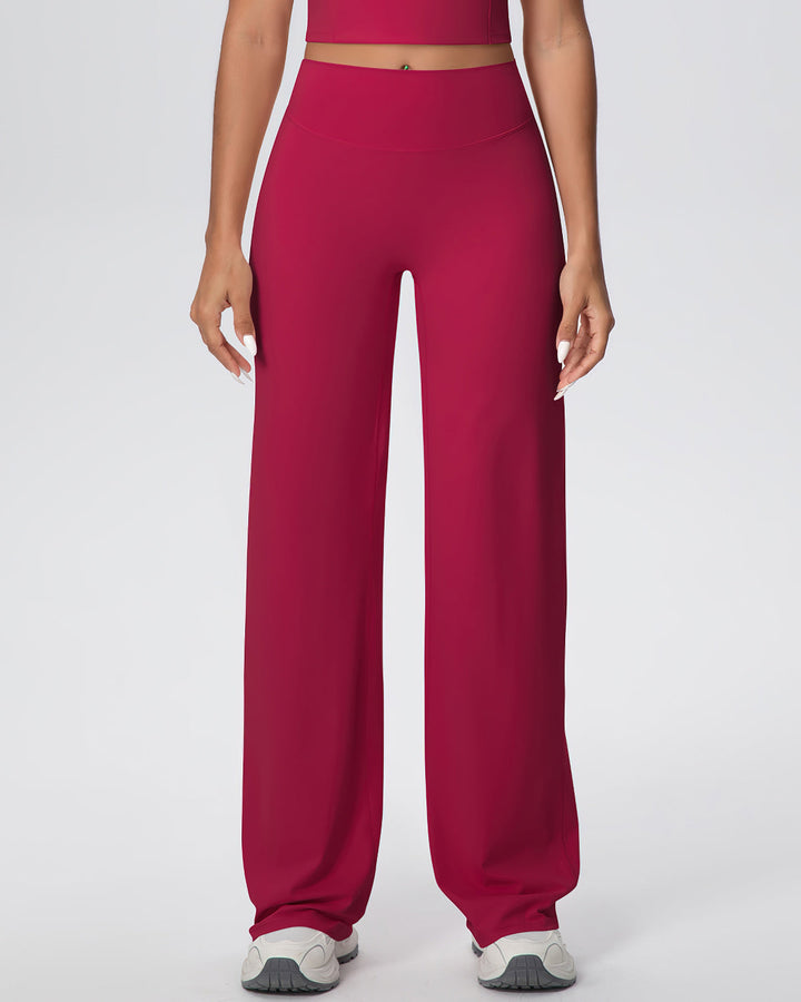 Rowan Flare Leggings - Red