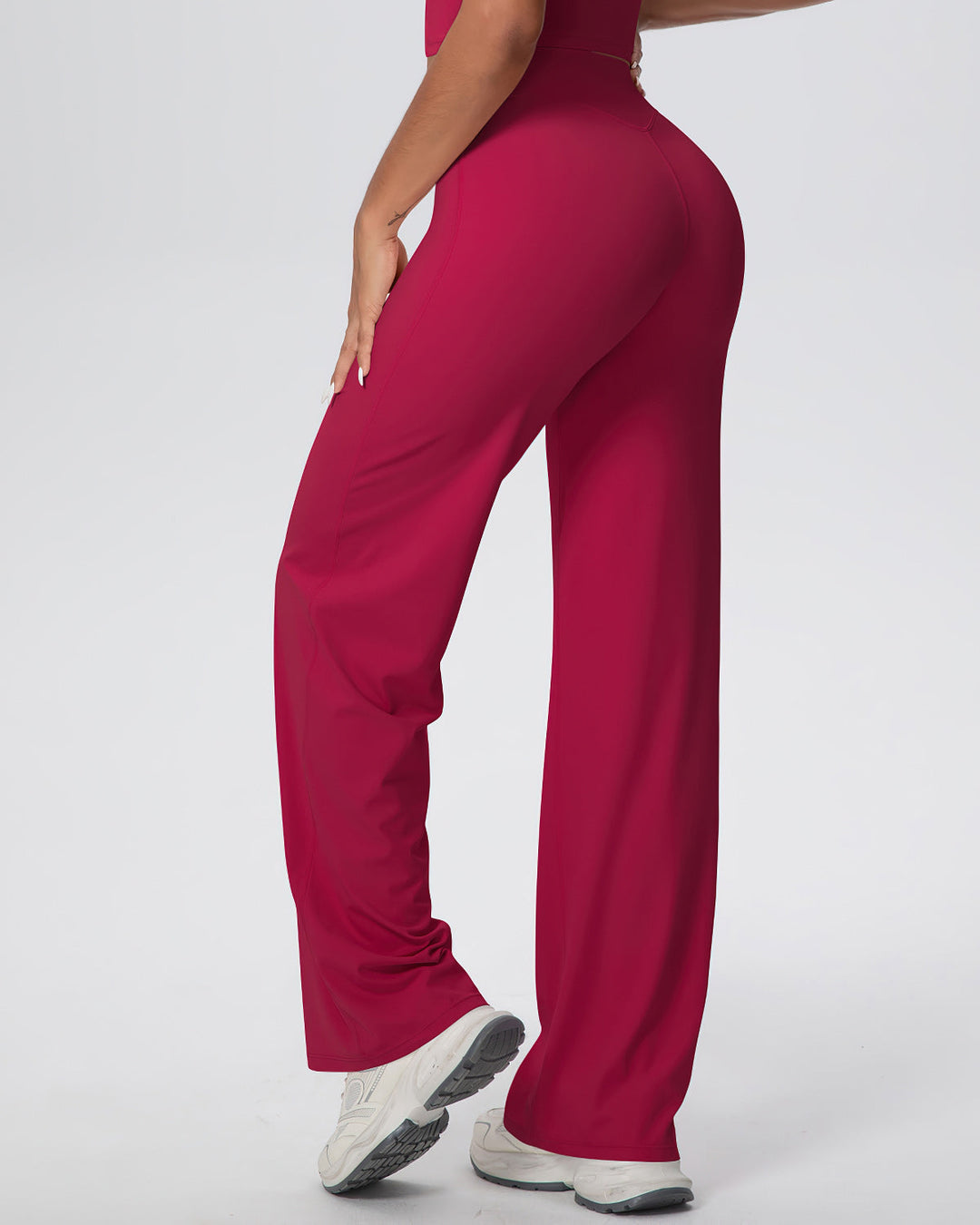 Rowan Flare Leggings - Red