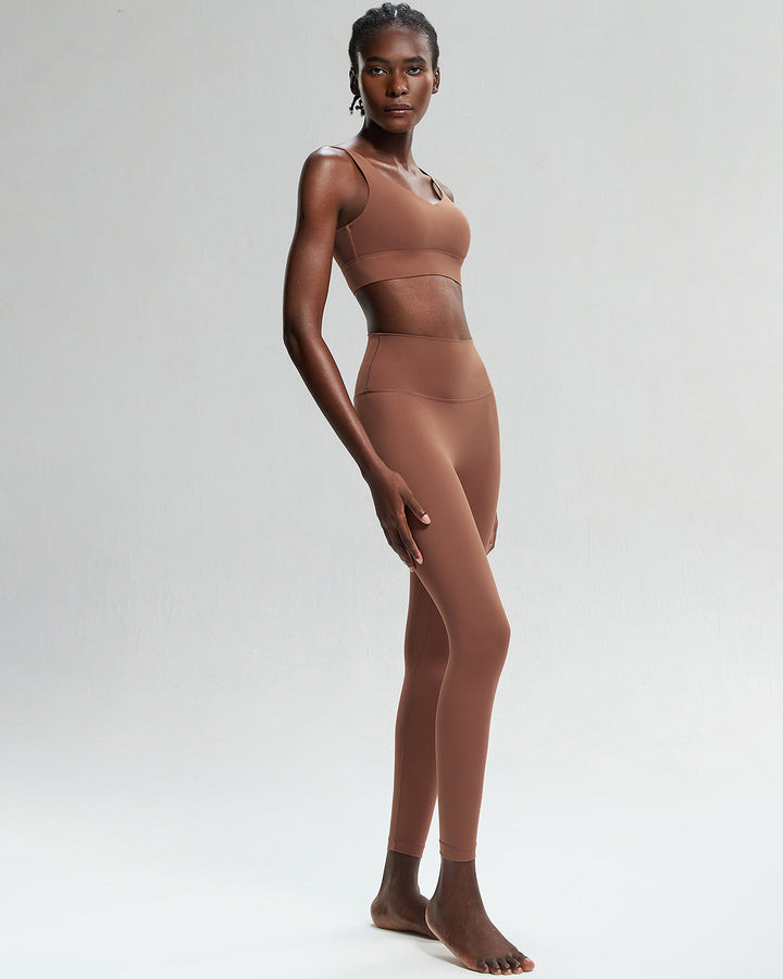 Vesper Seamless Leggings - Clay