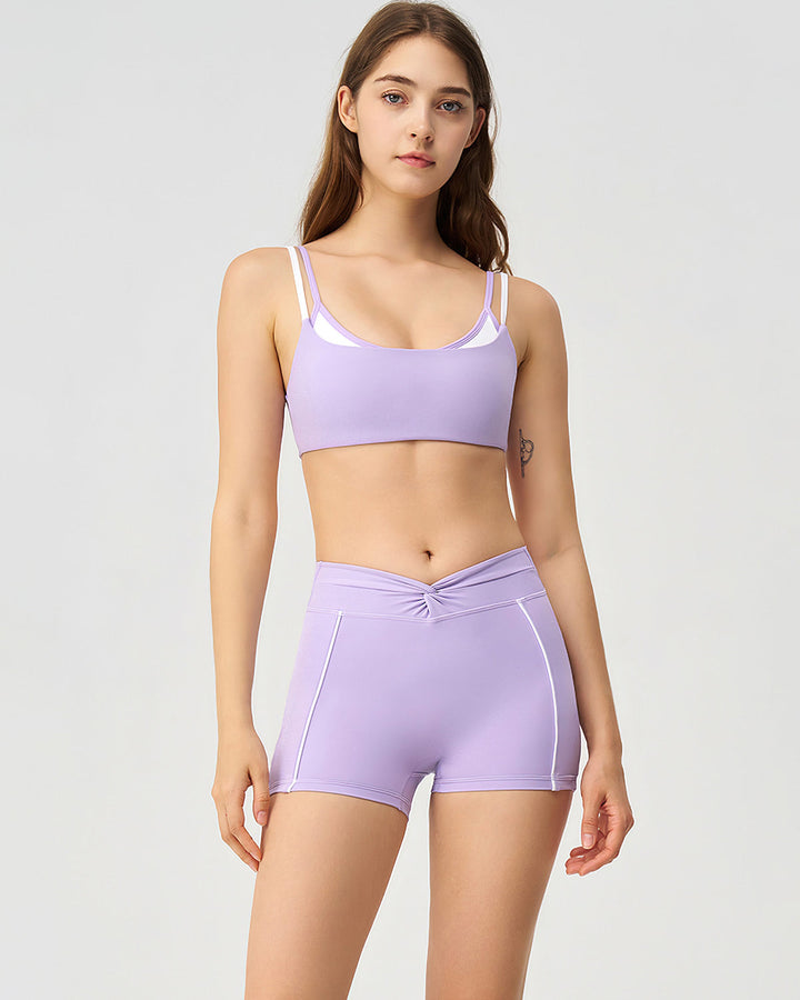 Xanthe Seamless Shorts - Purple