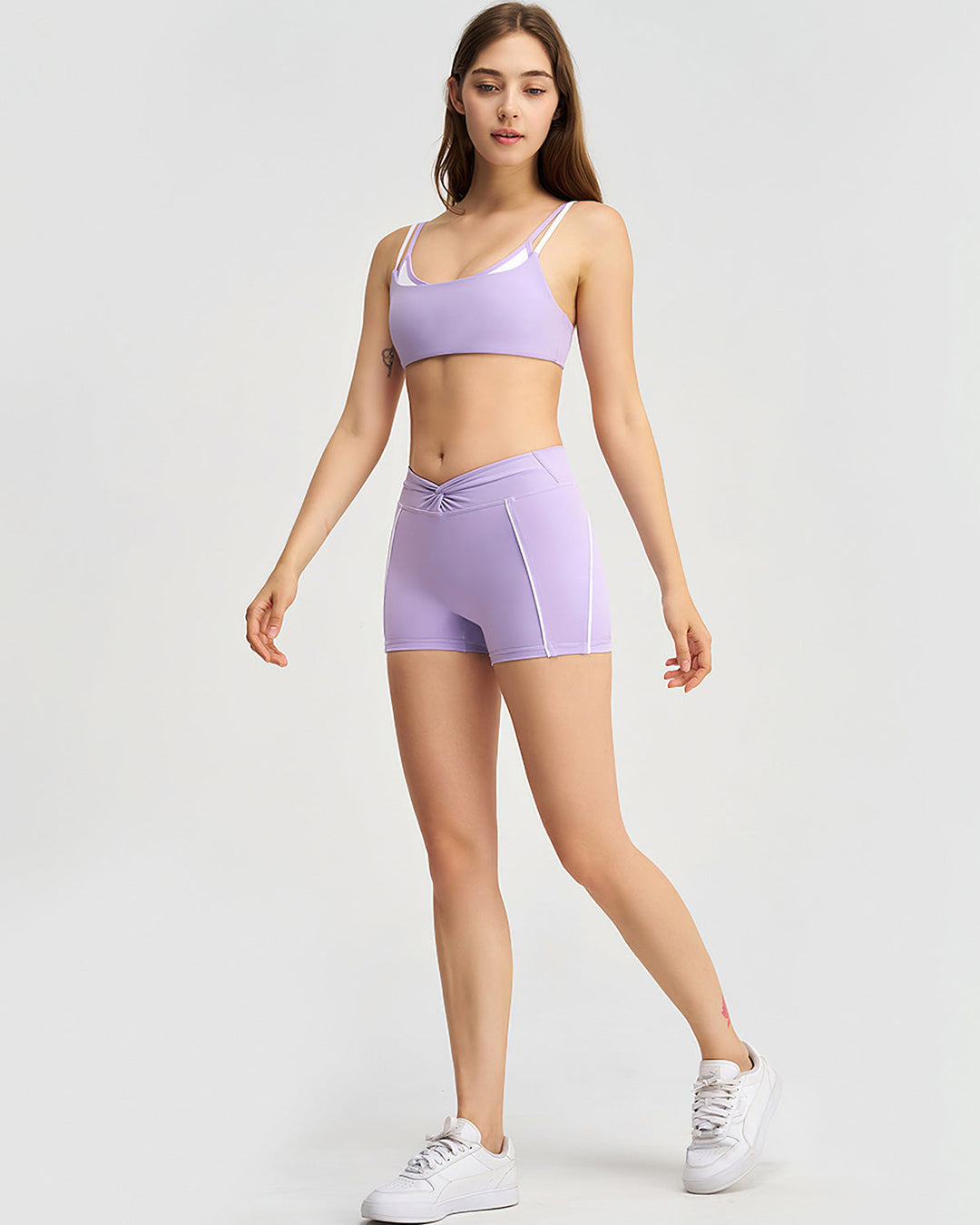 Xanthe Seamless Shorts - Purple