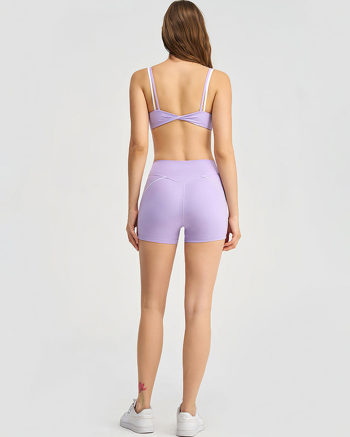 Xanthe Sports Bra - Purple