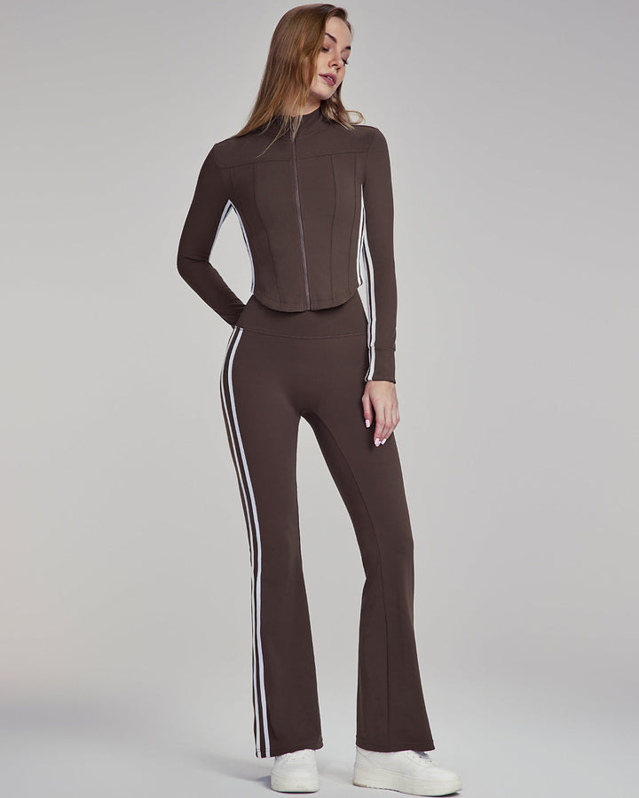 Xyla Flare Leggings - Brown